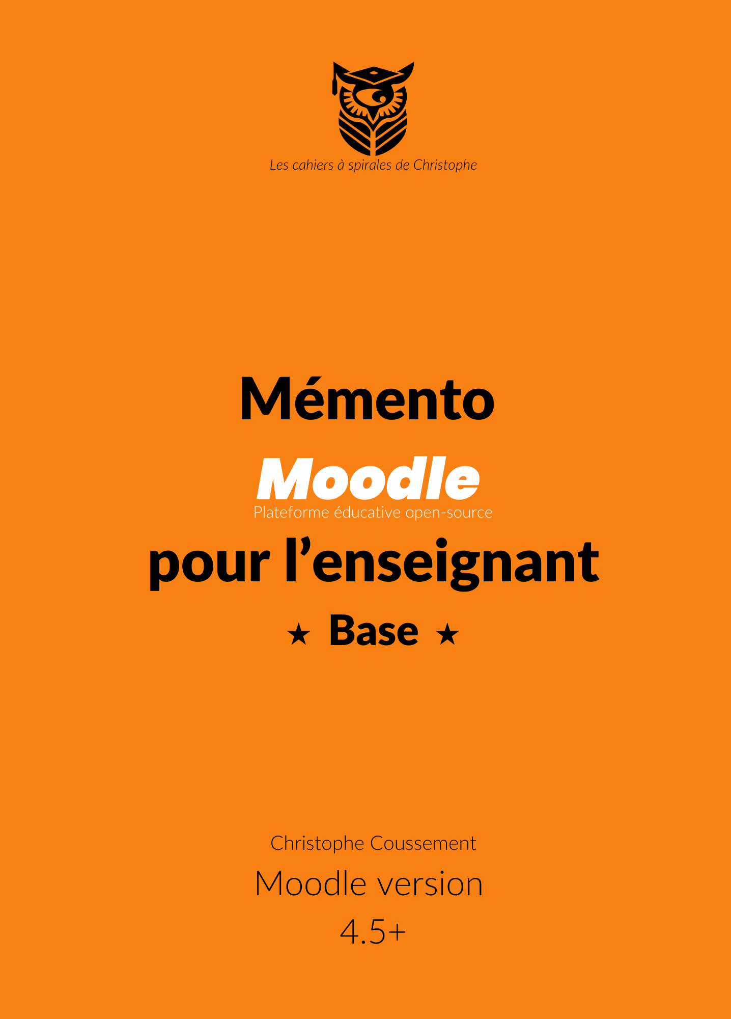 Couverture du Mémento Moodle 4.5